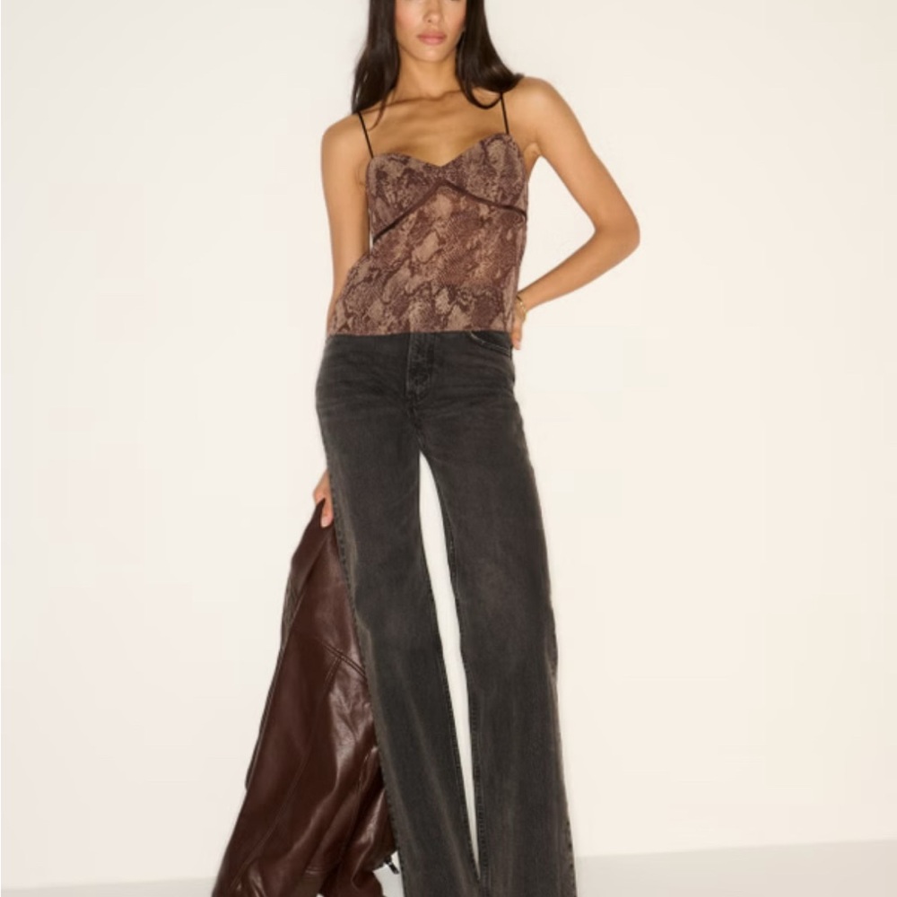 Abercrombie & Fitch Dark Gray Flare Jeans